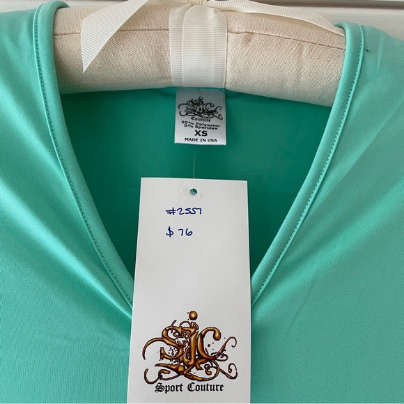 Leggings and Top set by SJC Sport Couture of Jupiter, FL NWT in size XS - Picture 2 of 10